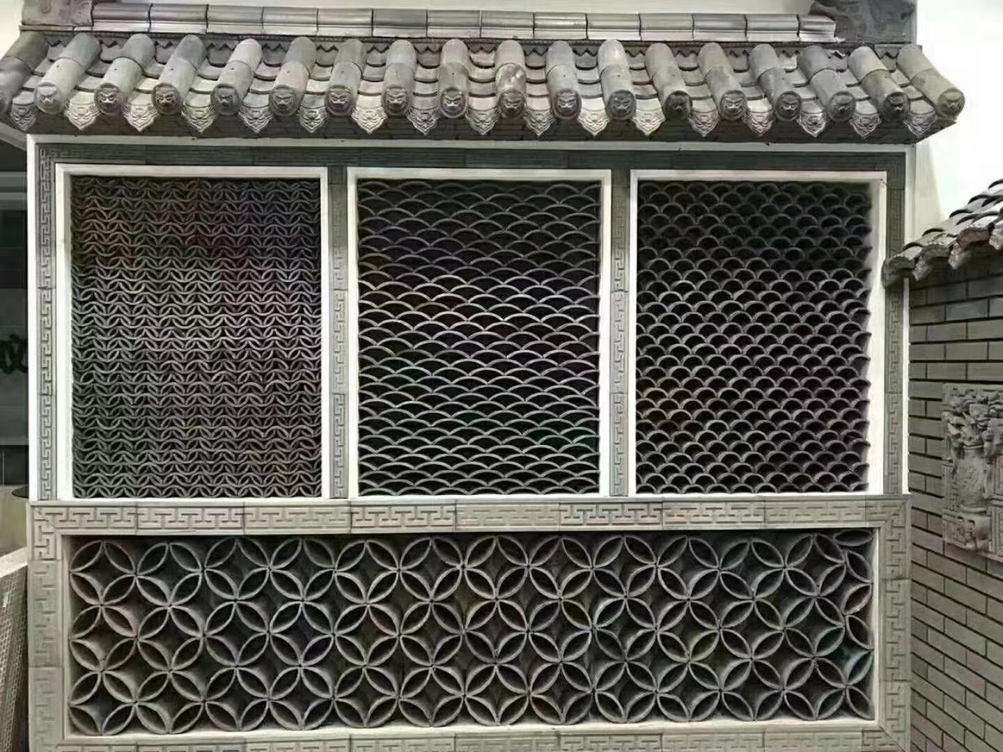 青瓦，小青瓦仿古門頭建筑